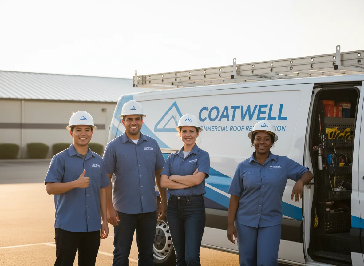Commercial roof coating company in Sterling, KS